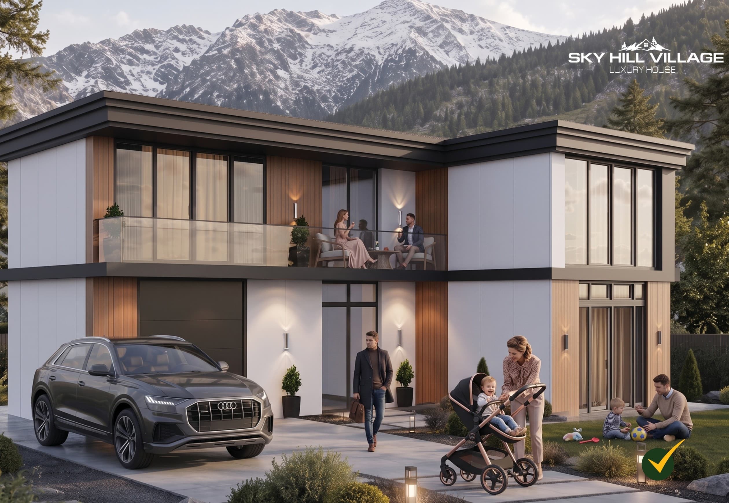 Sky Hill Village амины сууц — экстерьер